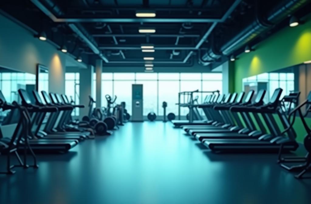 Dynamic gym interior with modern equipment at Velocity Fitness UAE